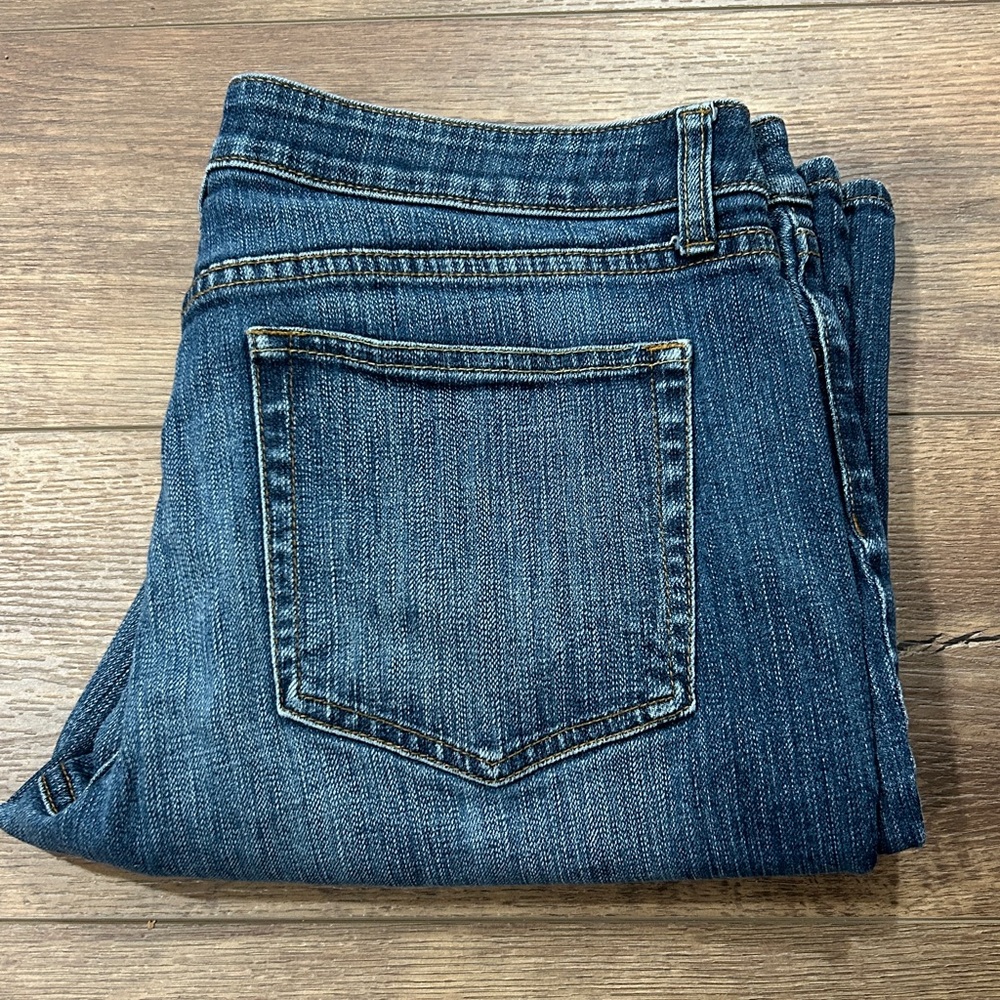 Coldwater Creek River Fit classic straight leg blue jeans denim size 12 - Picture 3 of 5